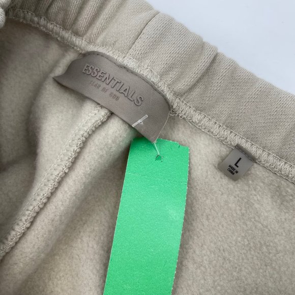 Fear of God Cream High-Rise Athletic Shorts | Relaxed Fit - Picture 4 of 6